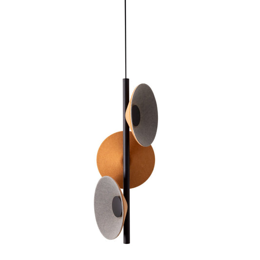 Maxlight P0564 Hanglamp Puro Aarde Geel&Grijs
