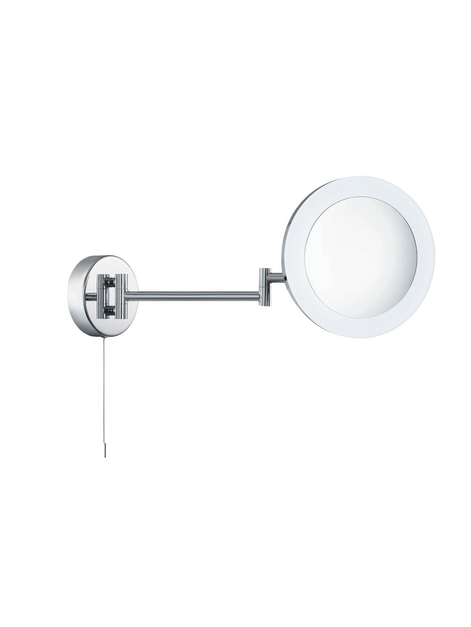 Searchlight Magnifying Bathroom Mirror Chroom Metaal & Mirror