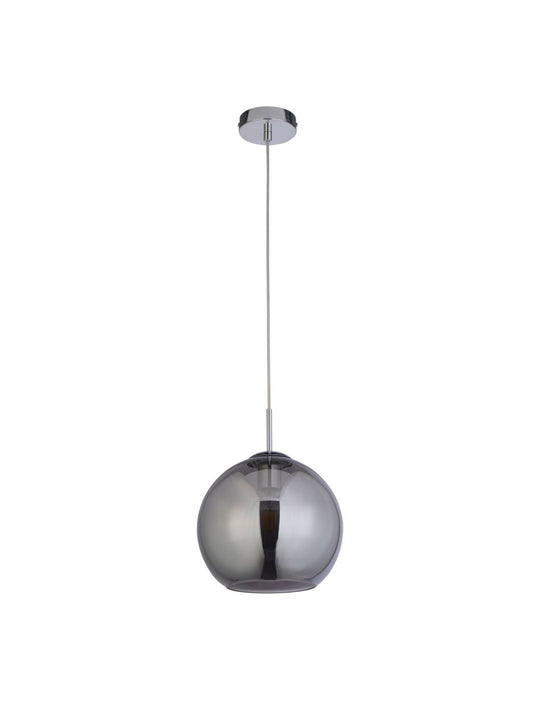 Searchlight Balls Hanglamp Chroom Metaal & Smoked Glas