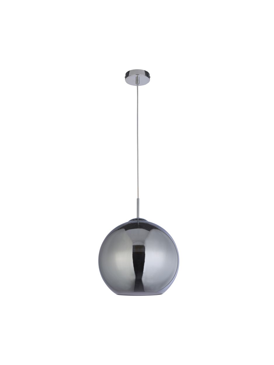 Searchlight Balls Hanglamp Chroom Metaal & Smoked Glas