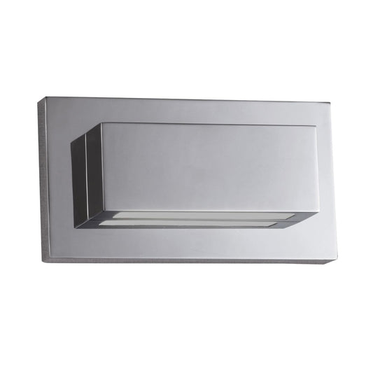 Searchlight Ledge LED Up/Downlight Wandlamp Chroom & Glas