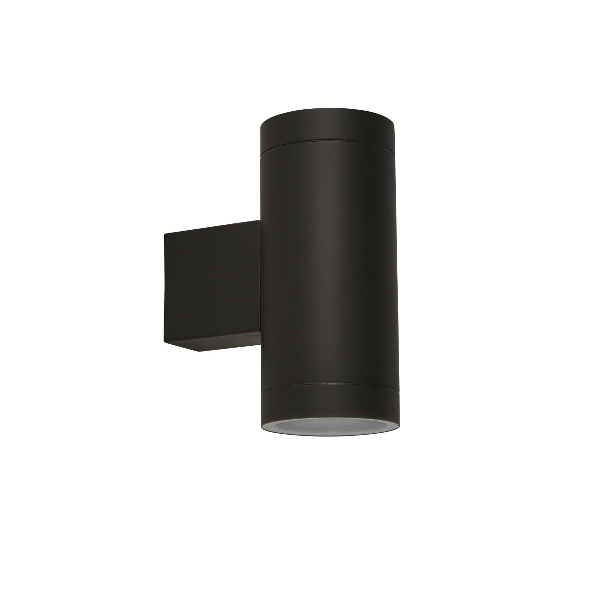 Searchlight Rochester Buiten 2Lt Wandlamp Zwart Metaal & Glas