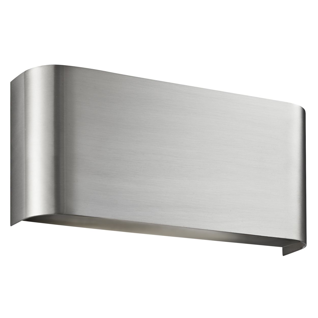 Searchlight Match Box 2Lt Up/Down Wandlamp Satin Zilver Metaal