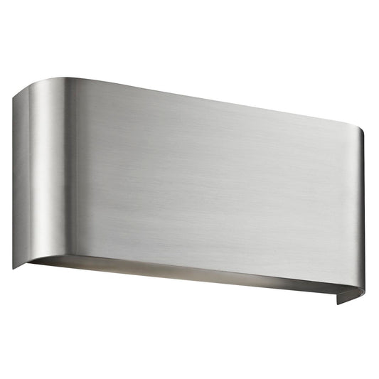 Searchlight Match Box 2Lt Up/Down Wandlamp Satin Zilver Metaal