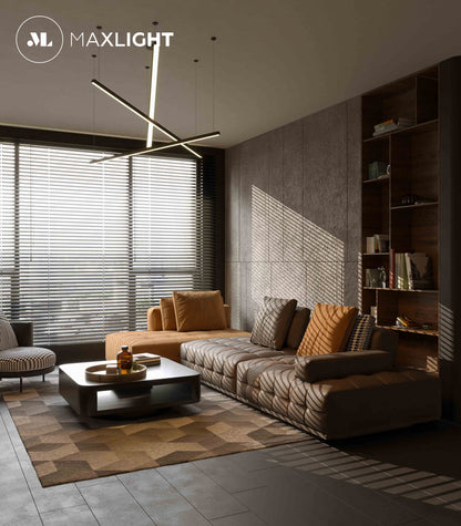 Maxlight P0311D Hanglamp Trio 3 Dimbaar