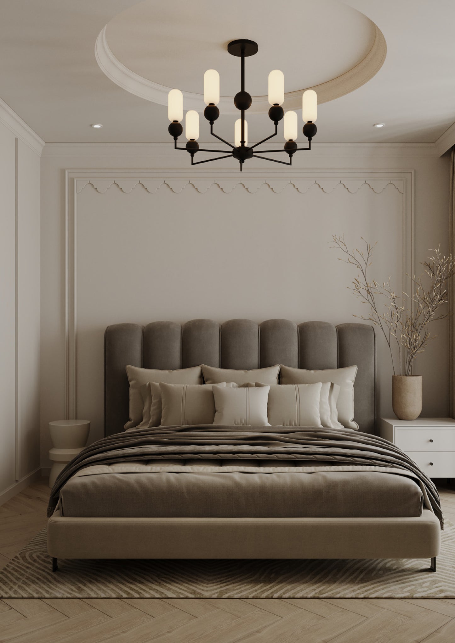 Maxlight P0632 Hanglamp Roma Zwart