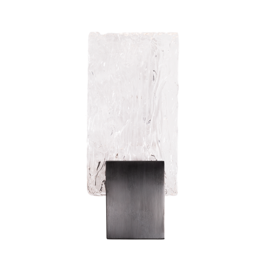 Maxlight W0361 Wandlamp Vetro Geborsteld Zwart