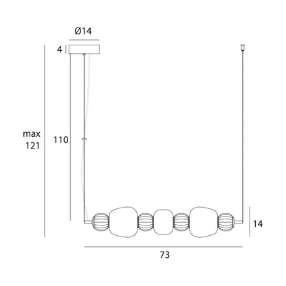 Maxlight P0630 Hanglamp Modern 28W