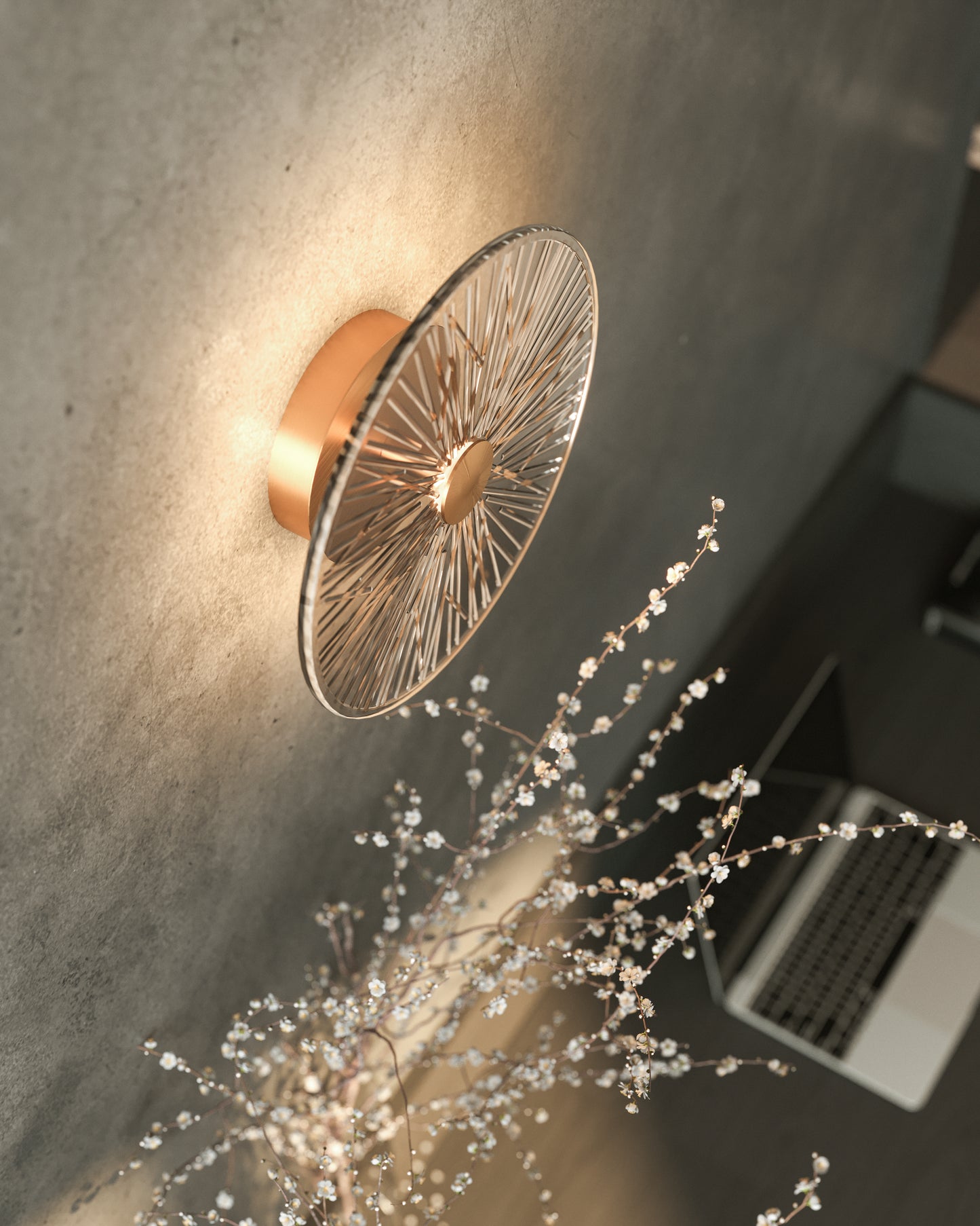 Maxlight W0356 Wandlamp Allure 1L Helder Glas