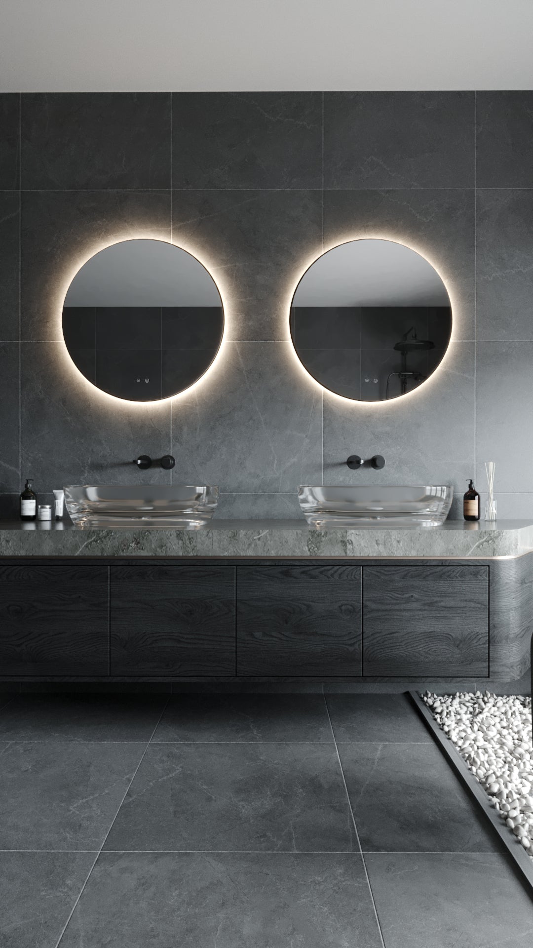 Maxlight W0387 Mirror Okr?g ?80 Cm Frameloos Spiegel