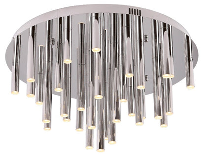 Maxlight C0115D Plafondlamp Organic 33X1 Chroom Dimbaar