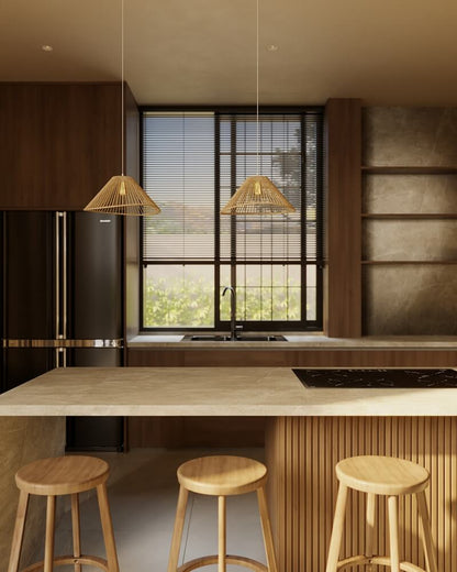 Maxlight P0577 Hanglamp Amalfi I Naturel