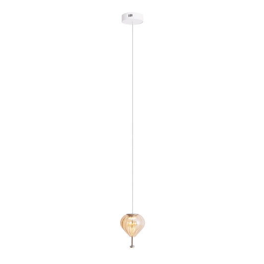 Maxlight P0575 Hanglamp Palloncini 1 Amber Glas