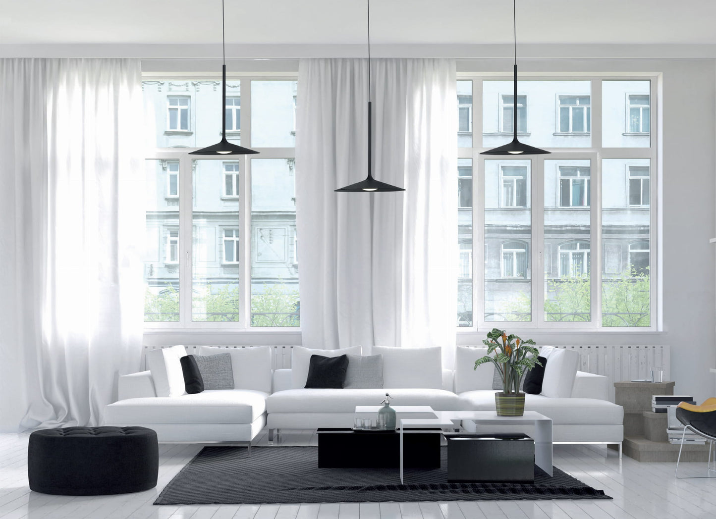 Maxlight P0456 Hanglamp Hana Zwart