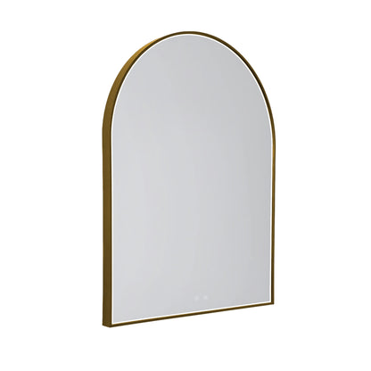 Maxlight W0386 Mirror Halve Cirkel 90X70Cm Goud Spiegel