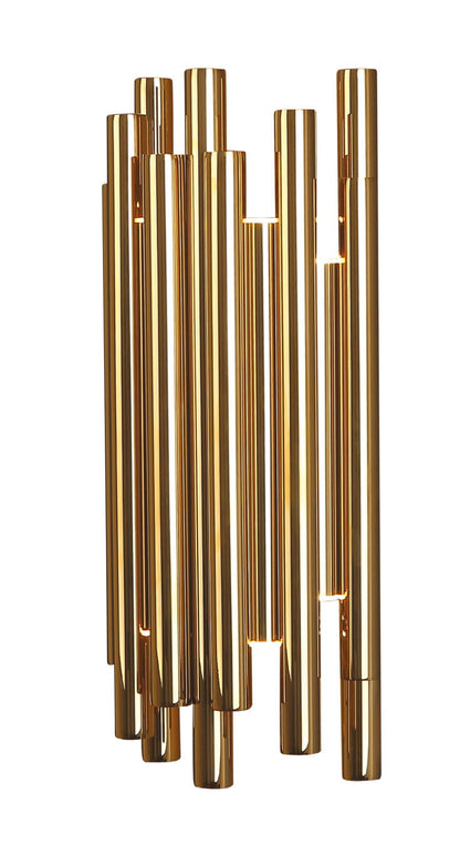 Maxlight W0187D  Wandlamp Organic Goud Dimbaar