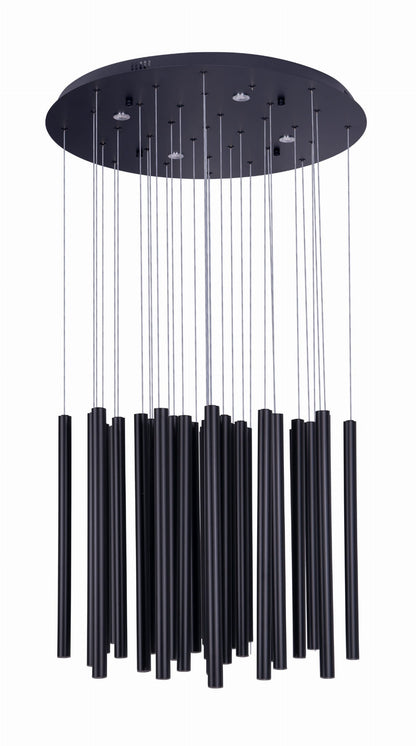 Maxlight P0419D Hanglamp Organic 33X1 Zwart
