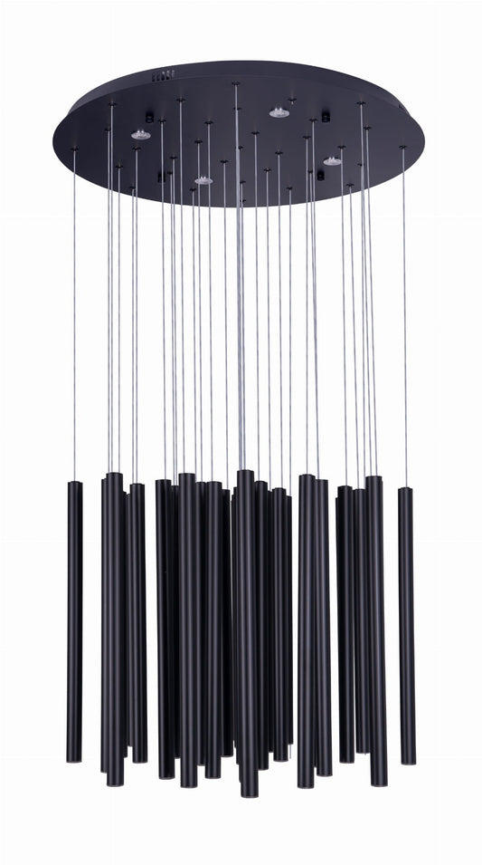 Maxlight P0419D Hanglamp Organic 33X1 Zwart