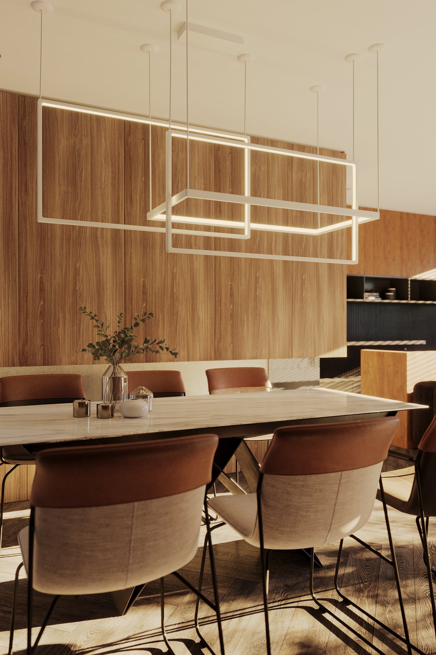 Maxlight P0272 Hanglamp Geometric Wit