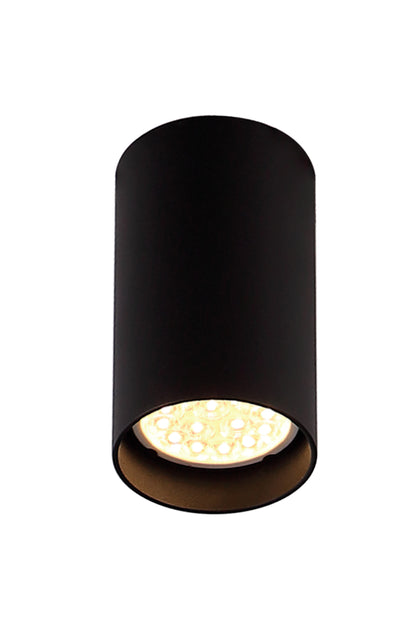 Maxlight C0142 Opbouwspot Pet Rond Zwart
