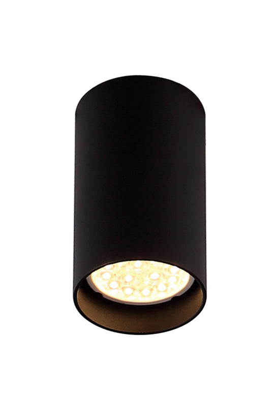 Maxlight C0142 Opbouwspot Pet Rond Zwart