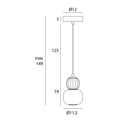 Maxlight P0624 Hanglamp Modern 5W