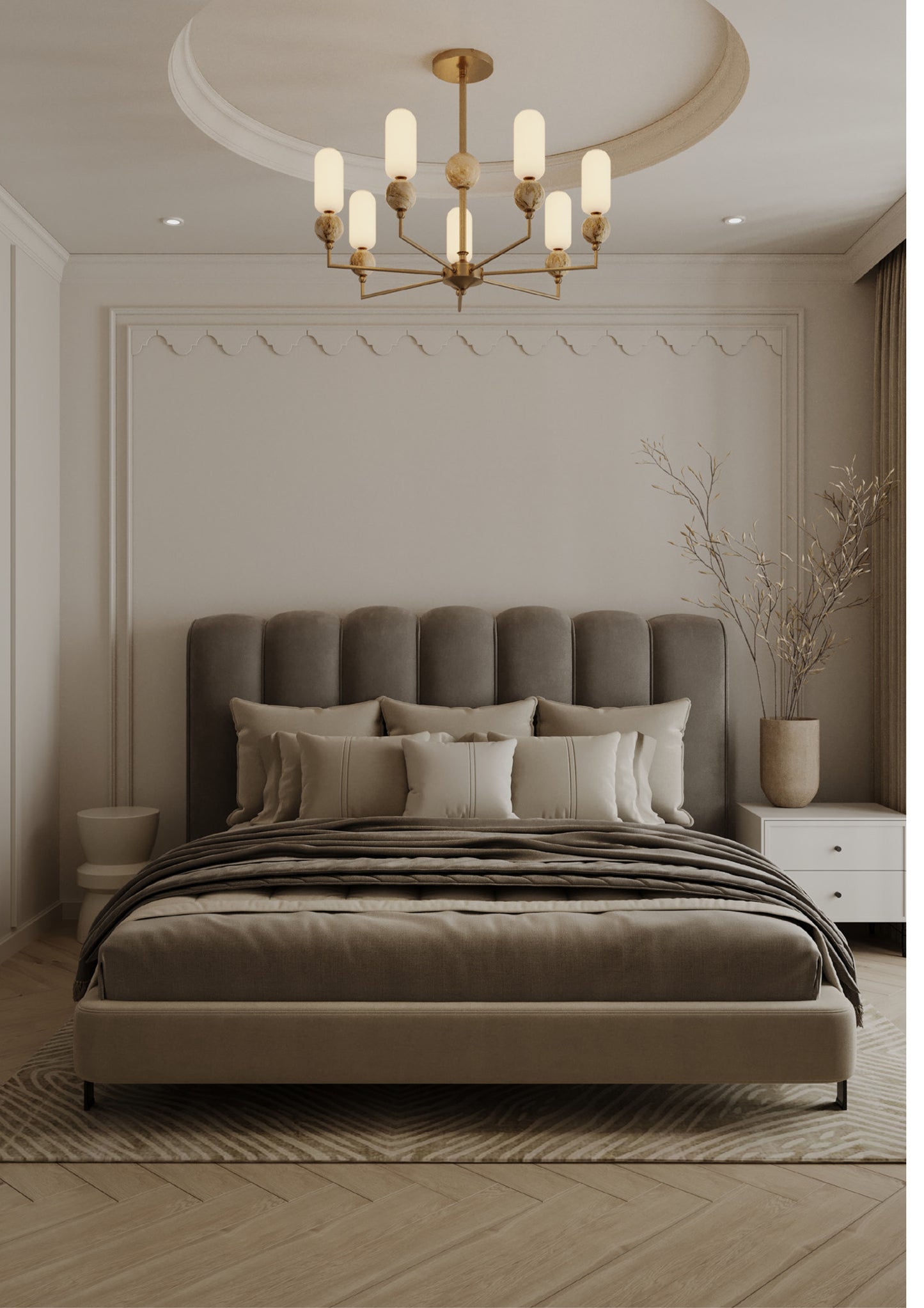 Maxlight P0633 Hanglamp Roma Goud