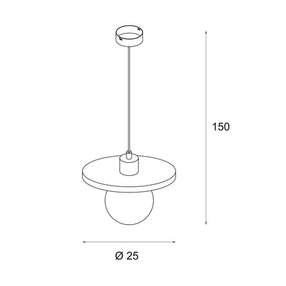 Maxlight P0650 Hanglamp Lanfor