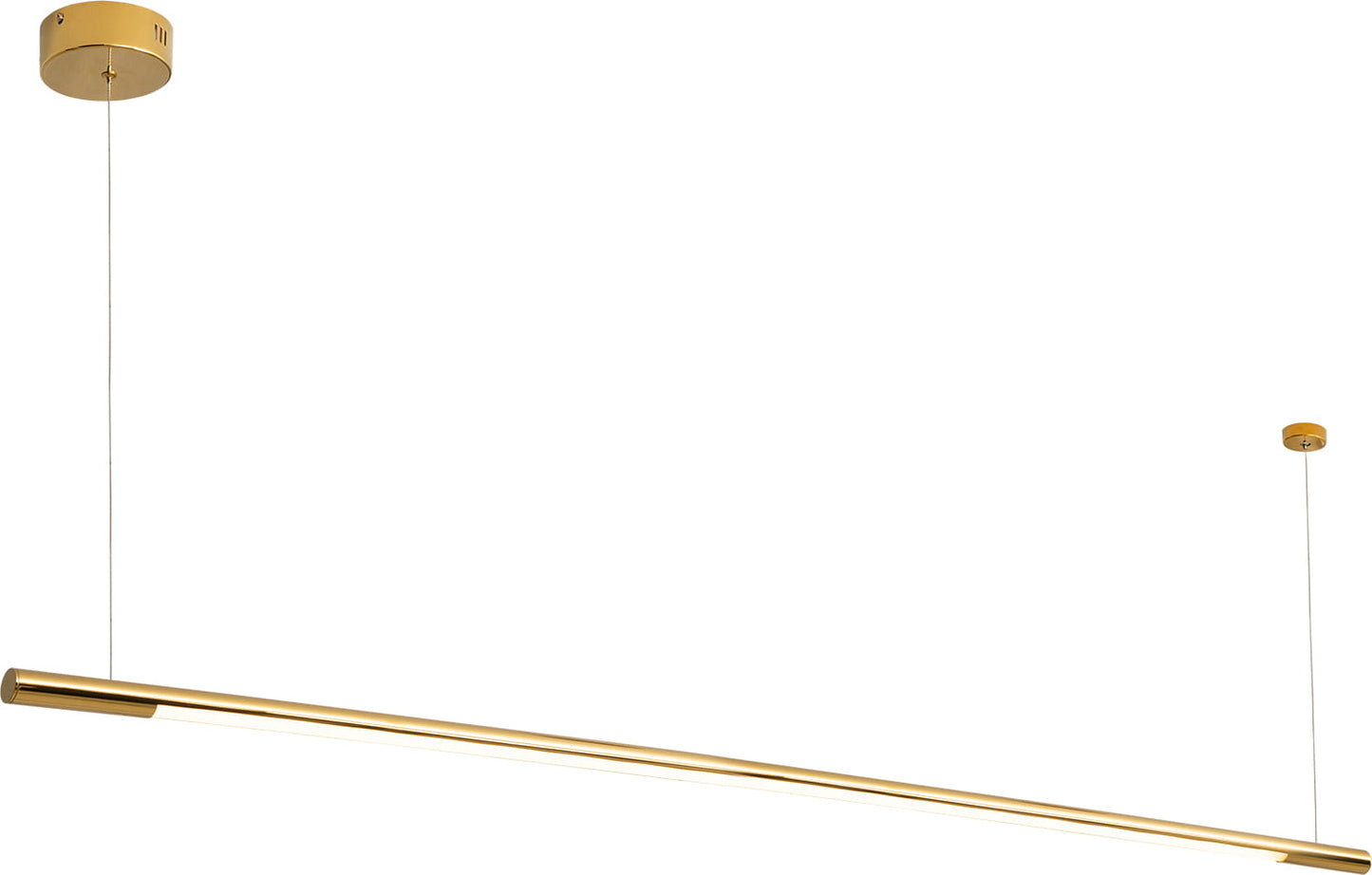 Maxlight P0360D Hanglamp Organic Horizon 150Cm Goud Dimbaar