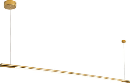 Maxlight P0360D Hanglamp Organic Horizon 150Cm Goud Dimbaar
