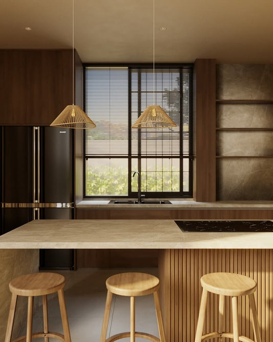 Maxlight P0578 Hanglamp Amalfi 2 Naturel