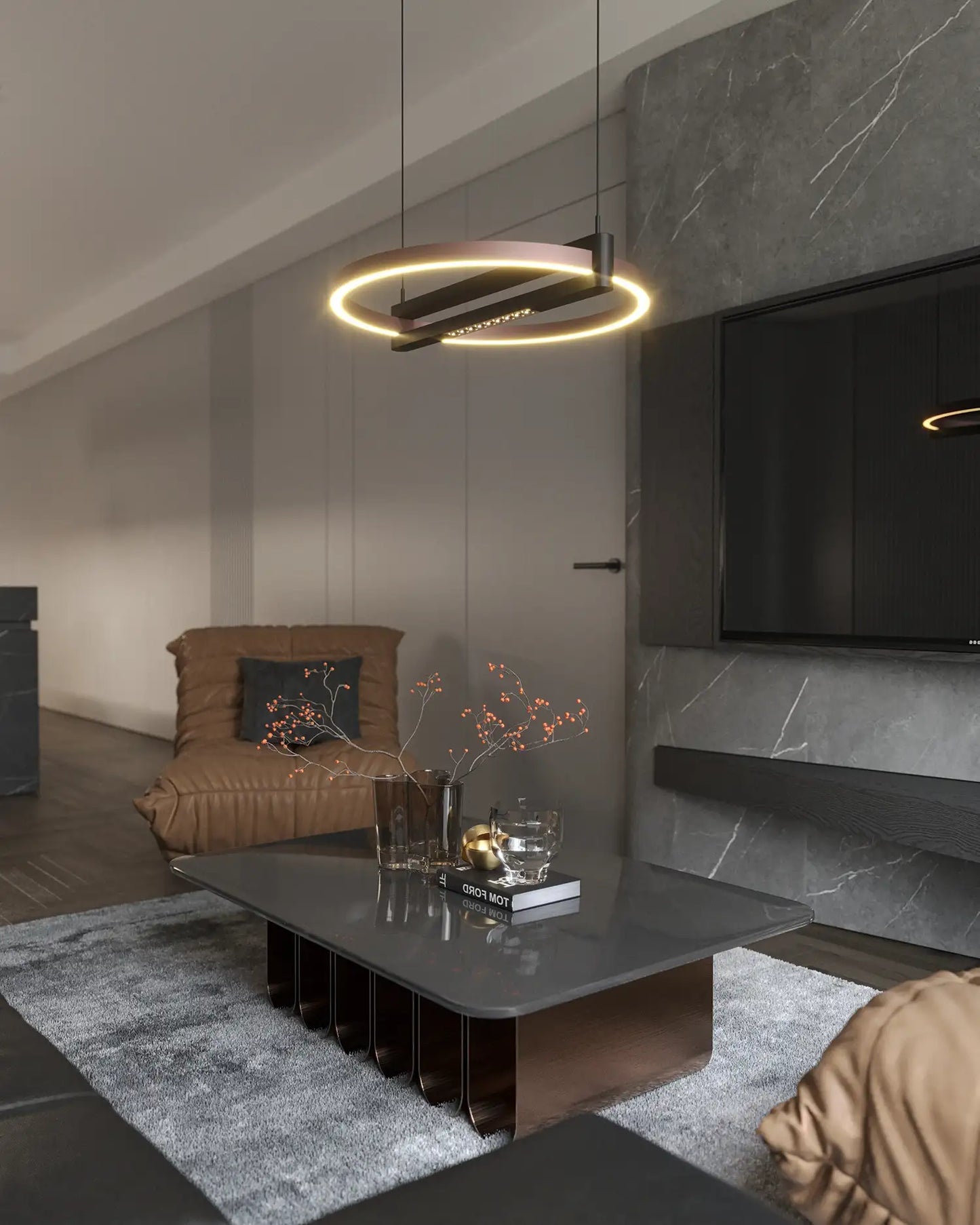 Maxlight P0552 Hanglamp Singapur Rond