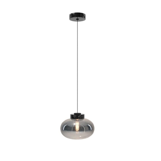 Maxlight P0515 Hanglamp Moonstone Smoke Glas+Zwart Marmer
