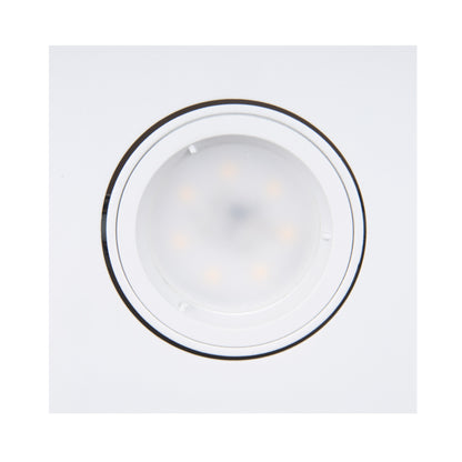 Maxlight H0039 Recessed Fine Vierkant Wit