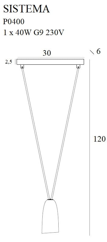 Maxlight P0400 Hanglamp Sistema I