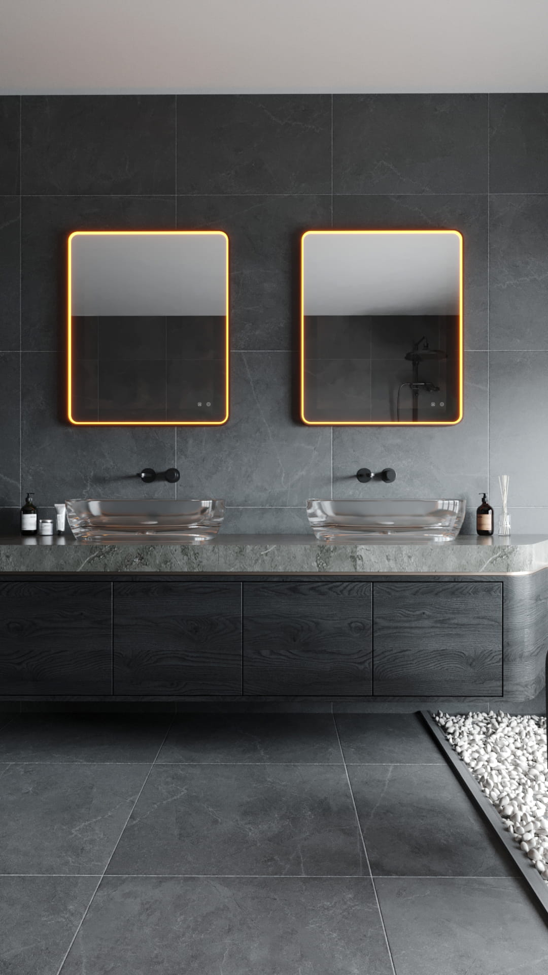 Maxlight W0385 Mirror Rechthoekig 76X91Cm Koper Spiegel