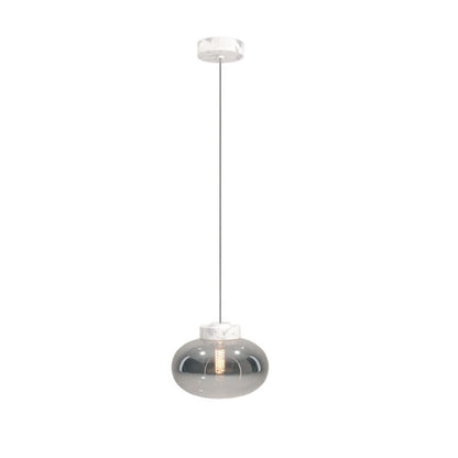 Maxlight P0517 Hanglamp Moonstone Smoke Glas+Wit Marmer