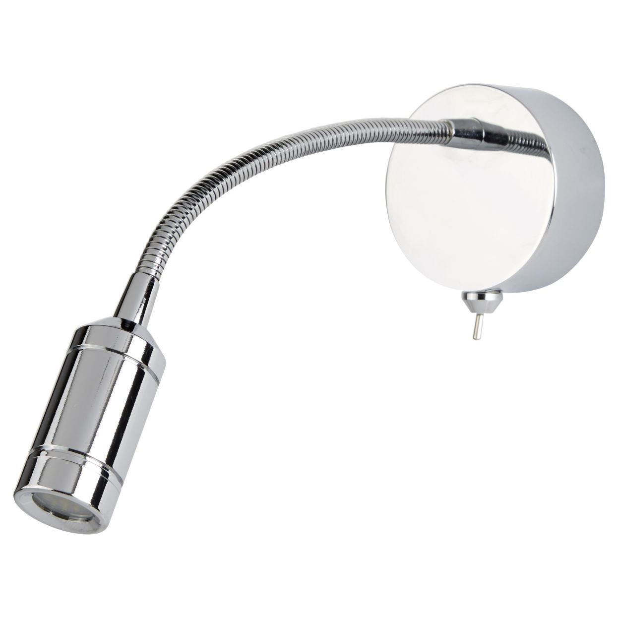 Searchlight Flexy Wandlamp Chroom Metaal