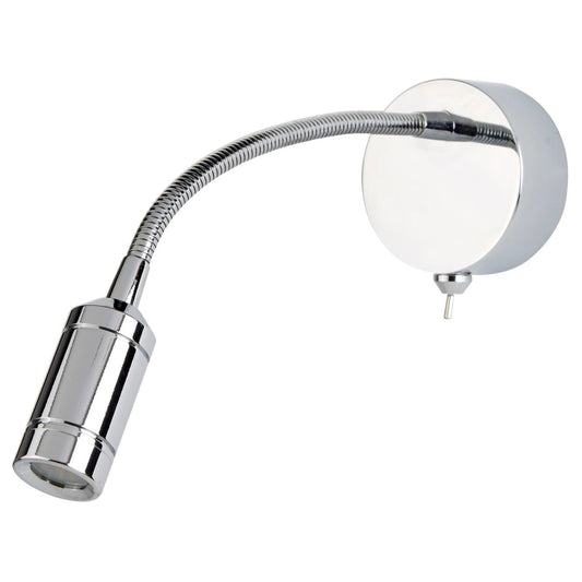 Searchlight Flexy Wandlamp Chroom Metaal