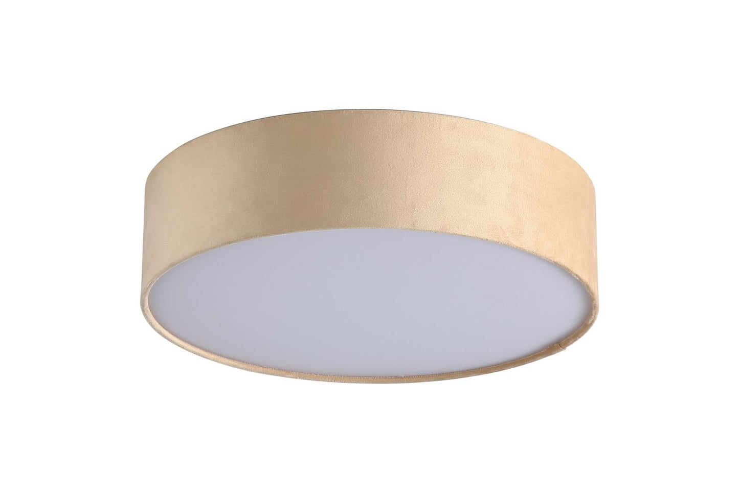 Searchlight Drum 2Lt Flush, Champagne Velours Lampenkap