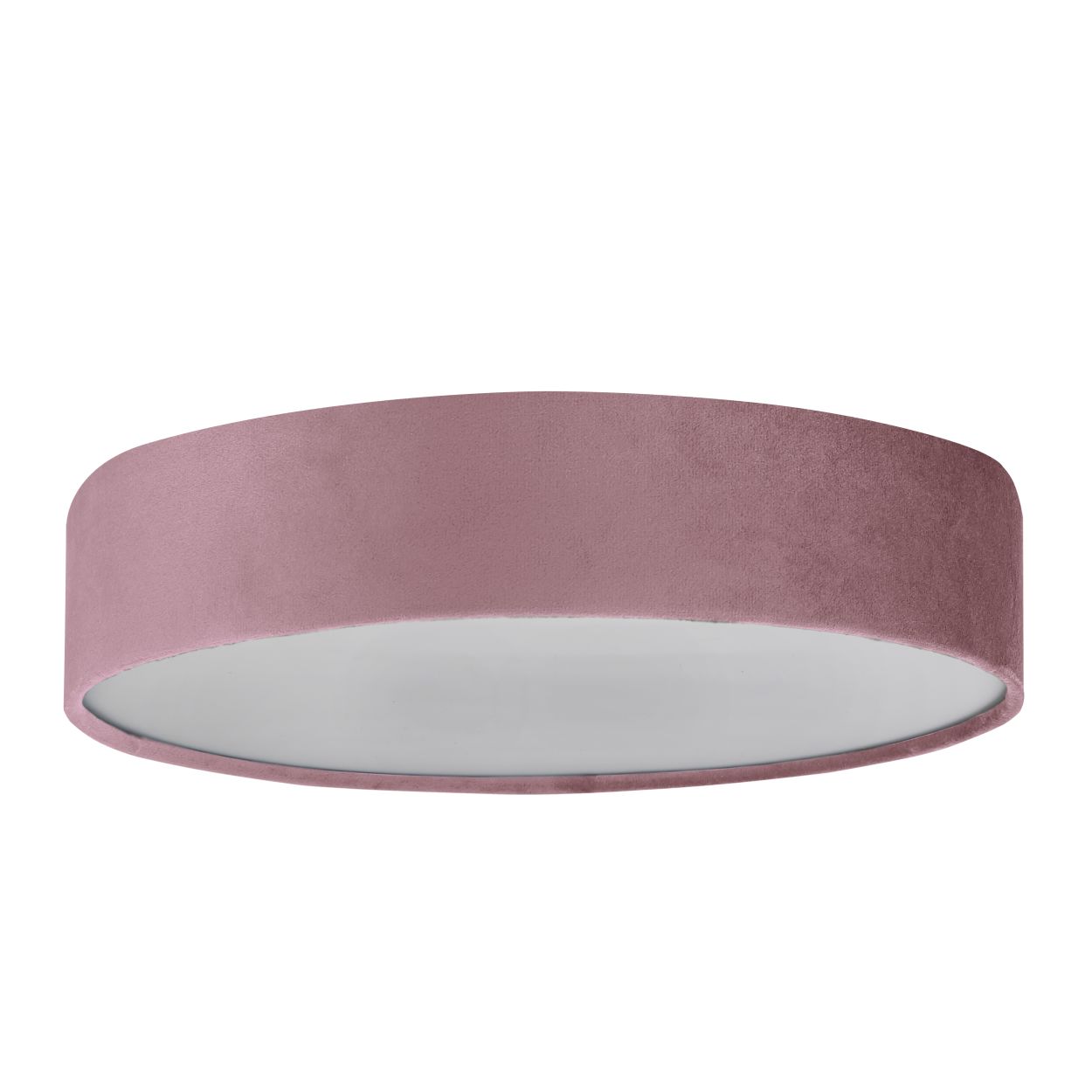 Searchlight Drum 3Lt Flush Roze Velours