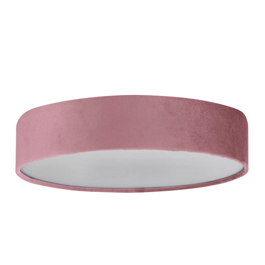 Searchlight Drum 3Lt Flush Roze Velours