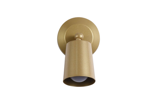 Searchlight Kegel Oplaadbaar Wandlamp, Goud Metaal
