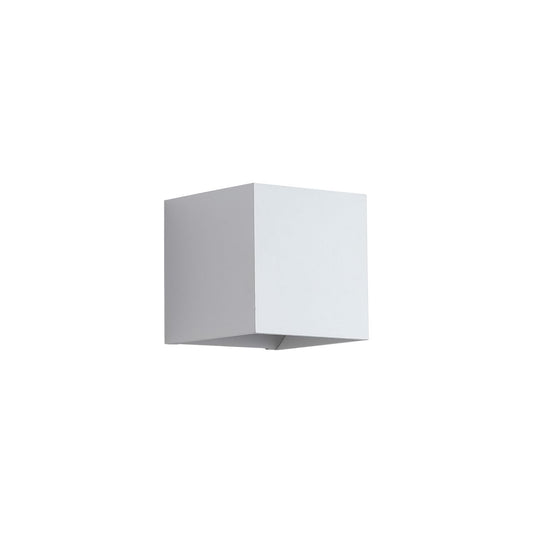 Searchlight Newton Vierkant Up&Down Wandlamp, G9, Wit