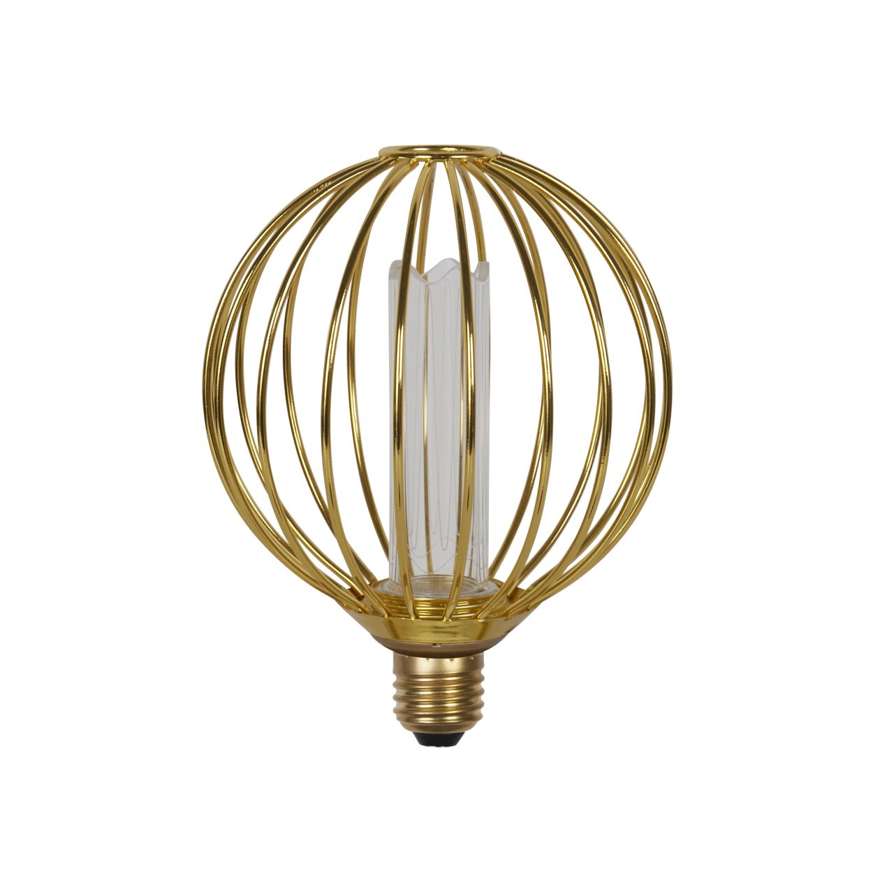 Searchlight Globe Lamp Goud Metaal