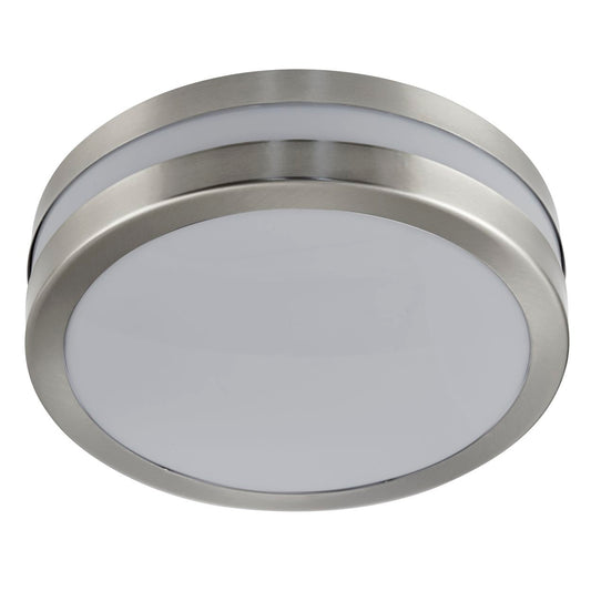 Searchlight Newmark Buiten Wall/Ceiling Stainless Staal & Polycarb