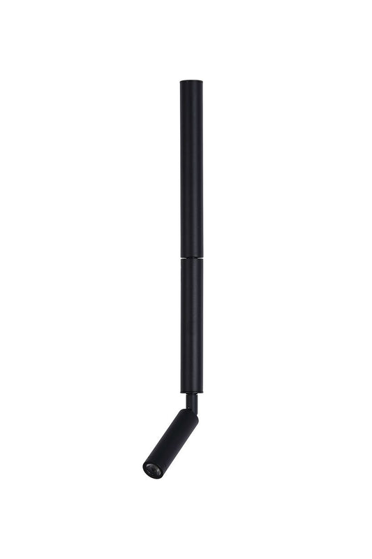 Searchlight Architect LED Wandlamp with Reading Arm, Zwart Metaal