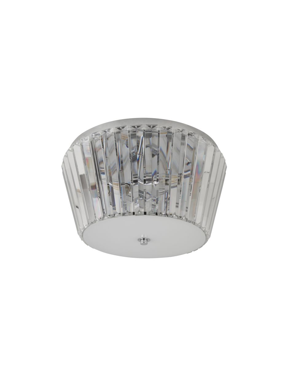 Searchlight Tiara 3Lt Flush Chroom Meal