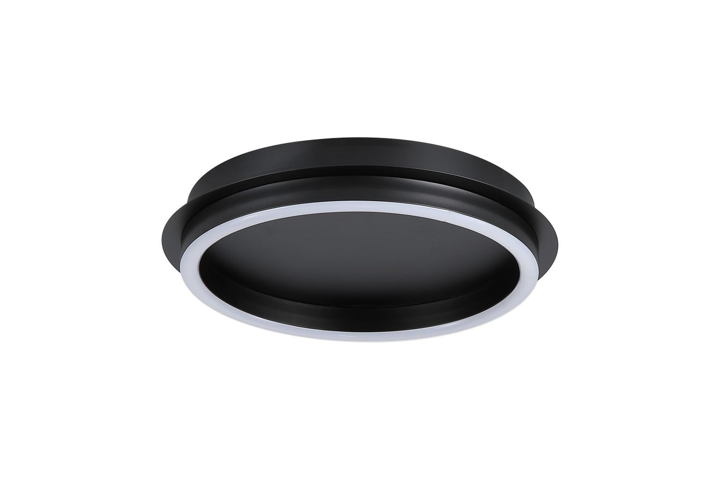 Searchlight Stellar LED Plafondlamp Zwart Metaal with Acryl