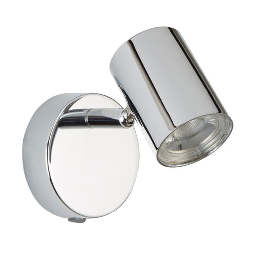 Searchlight Rollo Spot Wandlamp Chroom Metaal